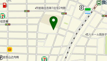 ライフ住吉山之内店の地図画像