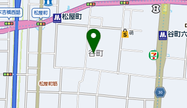 ライフ空堀店の地図画像