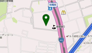 ライフ緑地公園店の地図画像