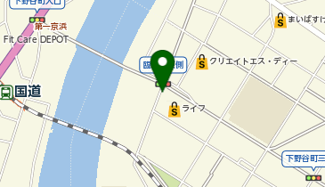 ライフ鶴見下野谷町店の地図画像
