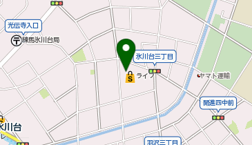 ライフ氷川台店の地図画像