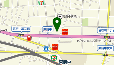 ライフ東府中店の地図画像