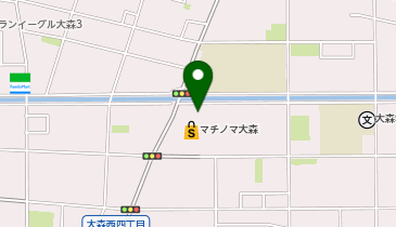 ライフマチノマ大森店の地図画像