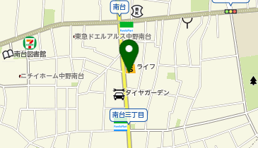 ライフ南台店の地図画像