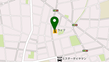 ライフ鹿骨店の地図画像