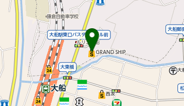 ライフグランシップ大船駅前店の地図画像