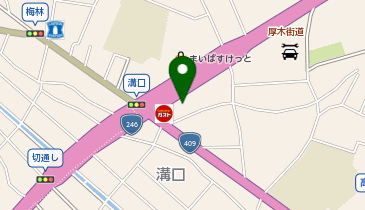 ライフ溝口店の地図画像