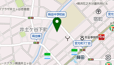 ライフビエラ蒔田店の地図画像