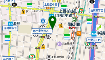 ビオラルパルコヤ上野店の地図画像