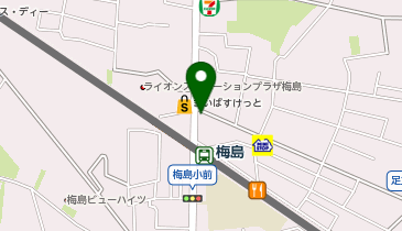 ライフ梅島駅前店の地図画像