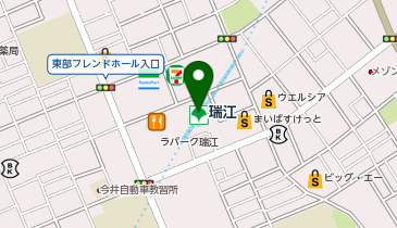 ライフ瑞江店の地図画像