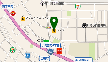 ライフ川崎御幸店の地図画像