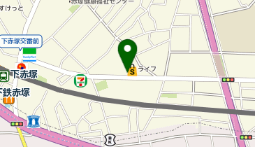 ライフ赤塚店の地図画像