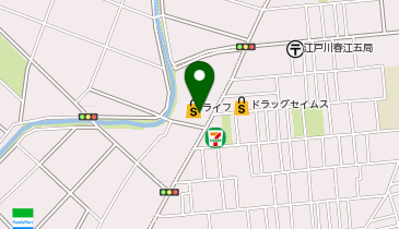 ライフ船堀店の地図画像