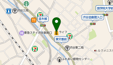 ライフ渋谷東店の地図画像