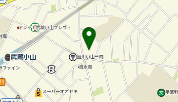 ライフ武蔵小山店の地図画像