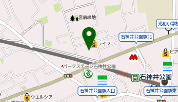 ライフ石神井公園店の地図画像