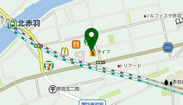 ライフアクトピア北赤羽店の地図画像