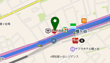 ライフ幡ケ谷店の地図画像