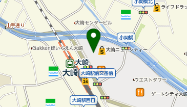 ライフ大崎ニューシティ店の地図画像