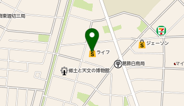 ライフ葛飾白鳥店の地図画像