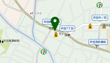 ライフ中原井田店の地図画像