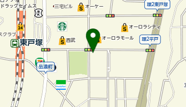 栄光の個別ビザビ 東戸塚校の地図画像