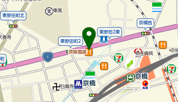 大阪王将 京橋店の地図画像