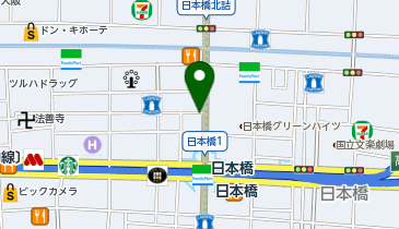 大阪王将 日本橋店の地図画像