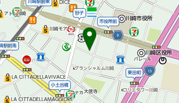 大阪王将 川崎駅東口店の地図画像