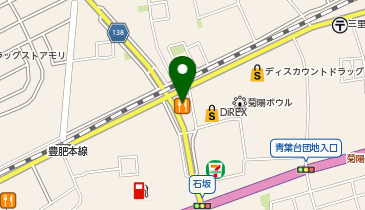 大阪王将 菊陽店の地図画像