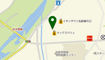 大阪王将 イオンタウン弘前樋の口店の地図画像