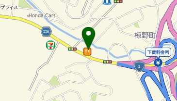 大阪王将 下関椋野店の地図画像