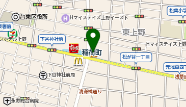 大阪王将 稲荷町駅前店の地図画像