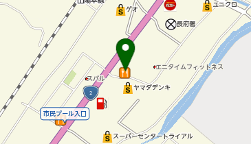 大阪王将 下関長府店の地図画像