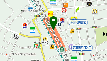 大阪王将 ビーンズ赤羽店の地図画像