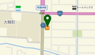 大阪王将 松江北店の地図画像