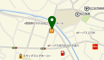 大阪王将 松江浜乃木店の地図画像