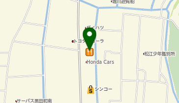 大阪王将 松江黒田店の地図画像