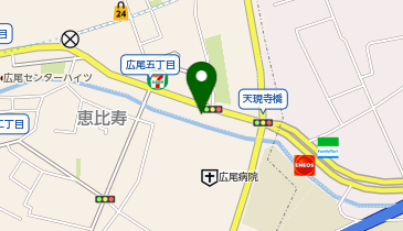 大阪王将 広尾店の地図画像