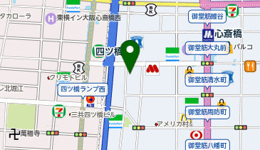 大阪王将 心斎橋アメリカ村店の地図画像