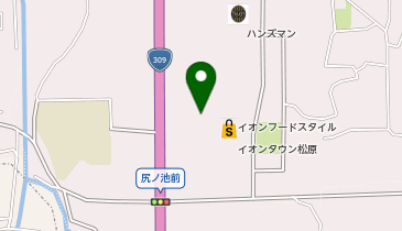 大阪王将 イオンタウン松原店の地図画像