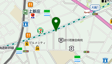 大阪王将 上新庄店の地図画像