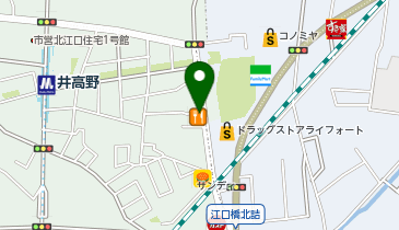 大阪王将 江口橋店の地図画像