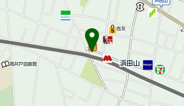 大阪王将 浜田山店の地図画像