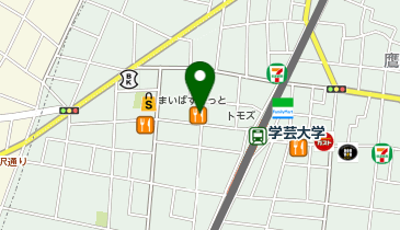 大阪王将 学芸大学店の地図画像