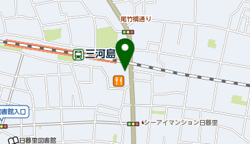 大阪王将 三河島店の地図画像