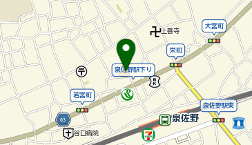大阪王将 泉佐野店の地図画像