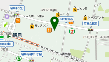 大阪王将 昭島モリタウン店の地図画像