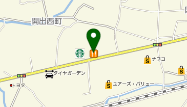 大阪王将 防府店の地図画像